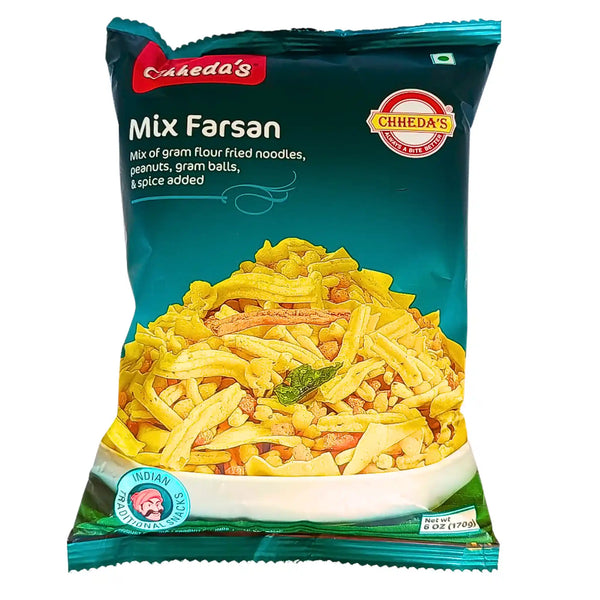 Chheda's Mix Farsan 170g – En Smakfull Blandning av Kryddiga Indiska Snacks!