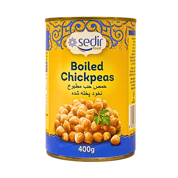 Förkokta kikärtor i Burk Sedir 400g