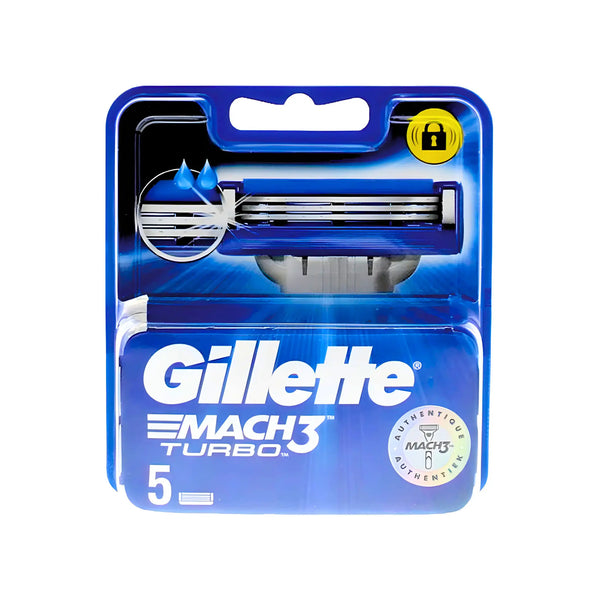 Gillette Mach3 Turbo 5pcs. leaf