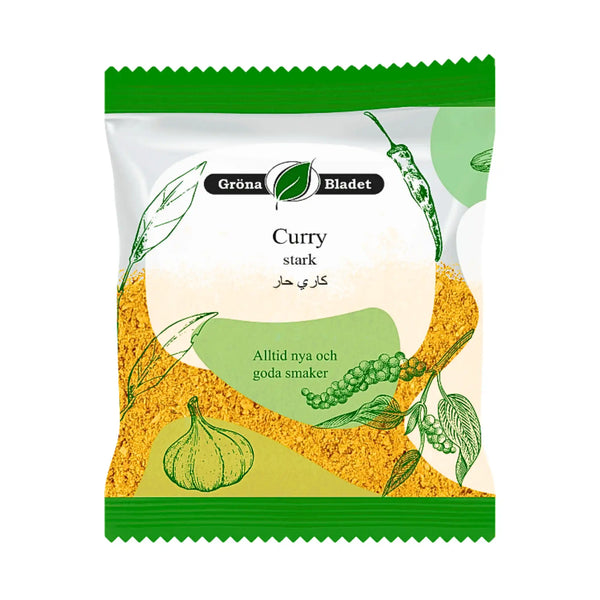 Gröna Bladet Curry Madras, Stark 40g – För Den Som Älskar Kryddig Intensitet!