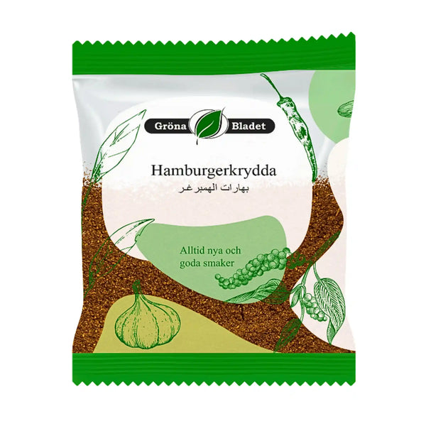Gröna Bladet Hamburgerkrydda 40g – Lyfter varje tugga!
