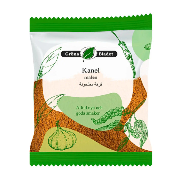 Gröna Bladet Kanel, Malen 40g – En krydda som förhöjer smaken på dina rätter!
