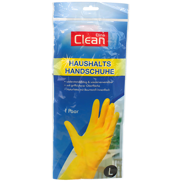 Rubber Gloves Clean Large Latex
