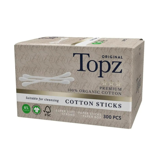 Topz Premium Bomullspinnar av Papper 300st