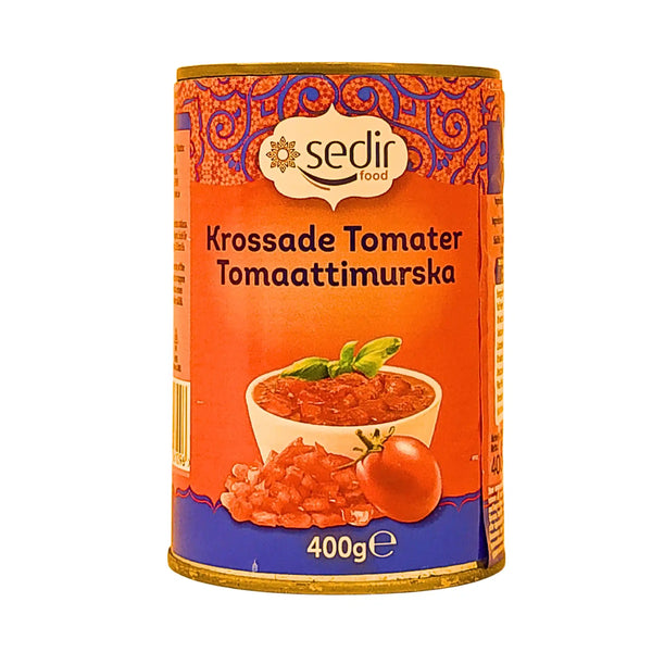 Krossade Tomater Sedir 400g Burk – Fräsch och Smakrik Bas för Dina Rätter