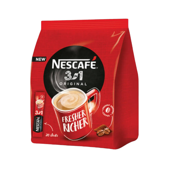 Nescafe 3 i 1 Original påse (16,5g x 20) (Utgånget datum nyligen med garanti)