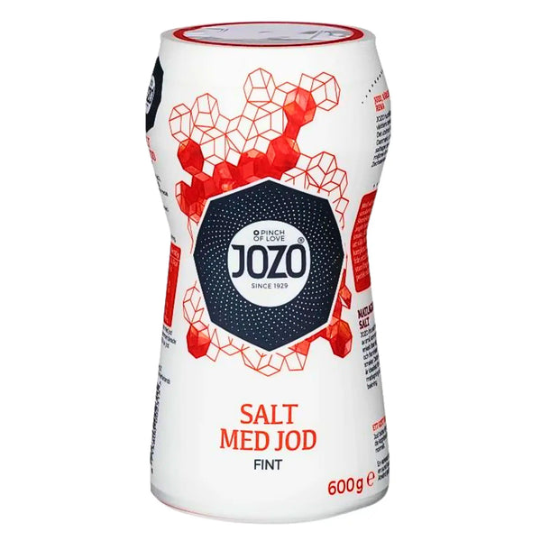 Salt Jozo Fint med Jod Röd 600g