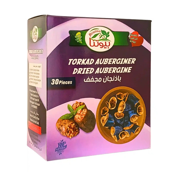 Torkade Auberginer Beutna 75g – Perfekta för Dolma