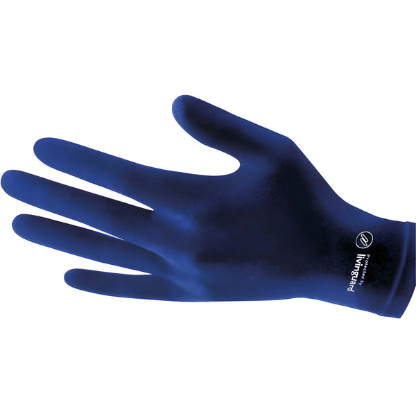 Fin handskar Livinguard för män i mörkblå